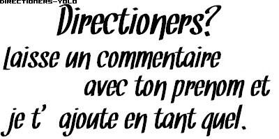 MDirectiners's tweet image. I respect les biebers However les directioners Much better