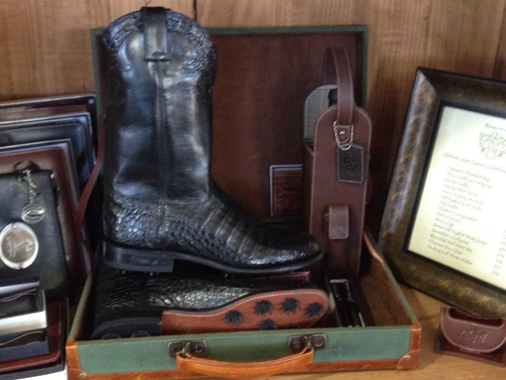 golf cowboy boots
