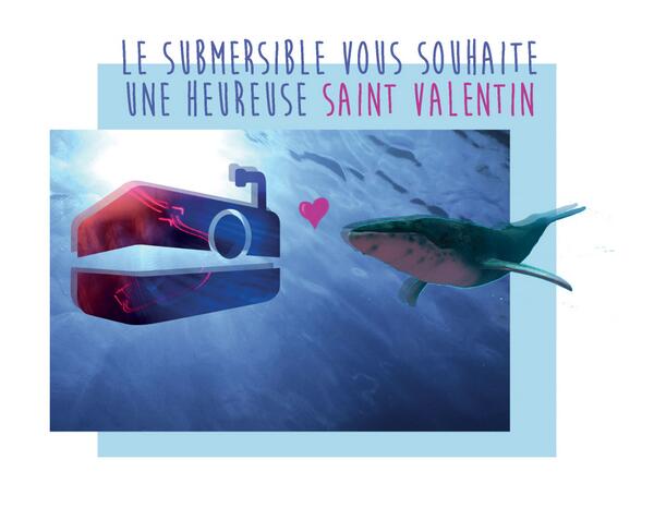 Le Submersible vous souhaite une heureuse Saint-Valentin!