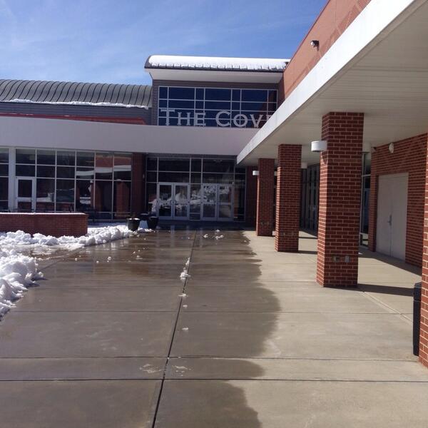 George__Franco's tweet photo. @thecovechurch Friday after the storm at MVL campus and ready for Sat and Sun services! #meltdown #riversofwater http://t.co/9BoTfJRQCk