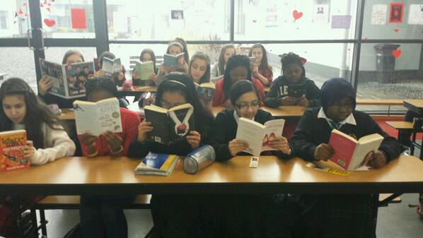 @ceist1 <a href="/NAPD_IE/">NAPD</a>  <a href="/JCTeachers/">juniorcycle.ie</a> <a href="/NCCAie/">NCCA</a> Students participating in Drop Everything &amp; Read Week #literacy #jcreform