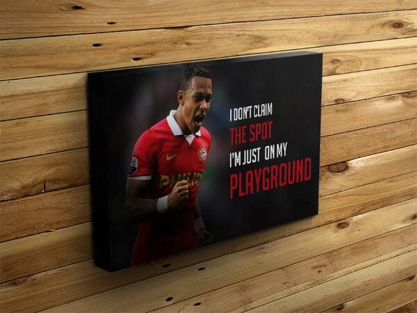 Werelddoek's tweet photo. Scoort @MemphisDepay22 voor #PSV bij #psvher? Maak kans op gratis canvas van @MemphisDepay22 bij elke retweet! http://t.co/HvMqyFsGeN