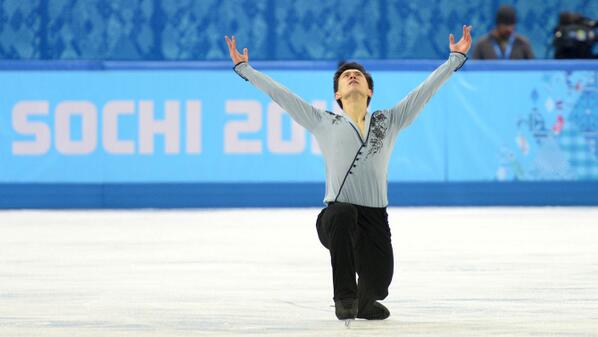 TeamCanada's tweet photo. http://t.co/h9gsEObdSI < Silver for Patrick Chan in men's figure skating.  #WeAreWinter http://t.co/PnS1eQRBLP