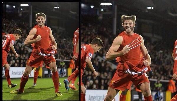 FootballFunnys's tweet photo. Gerrard! http://t.co/tyqbZHT8Oj