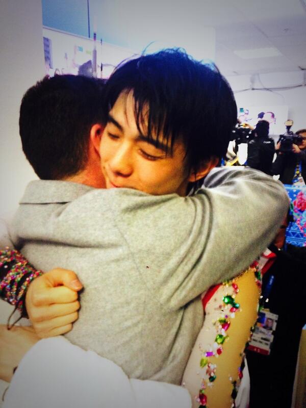 Sonari's tweet image. Yuzuru Hanyu becomes 1st Asian man to win gold medal. #nprsochi #Soch2014