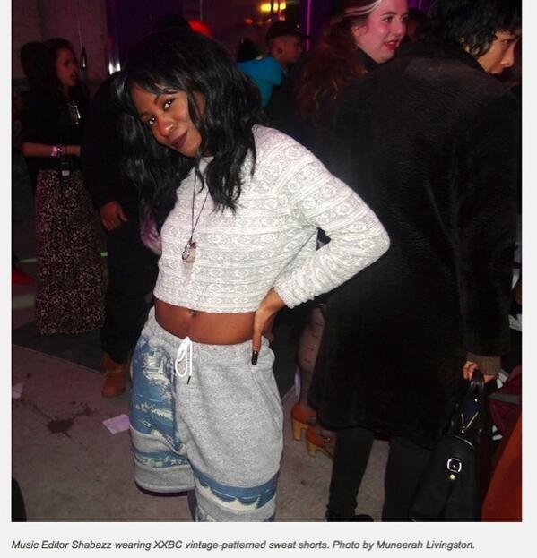 _KINGSHABAZZ_'s tweet photo. sporty spice in @xxbcbrand shorts at the @saintheron #1msqft event via @noiseymusic. ... http://t.co/jwwuBU5h6B http://t.co/ZVe6S55ssz