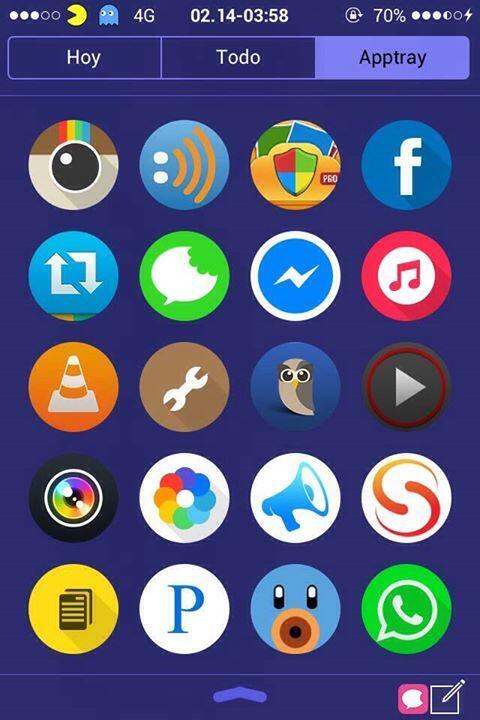 Lwiillo's tweet image. El último update de #BiteSMS trae un widget para el notificación center.