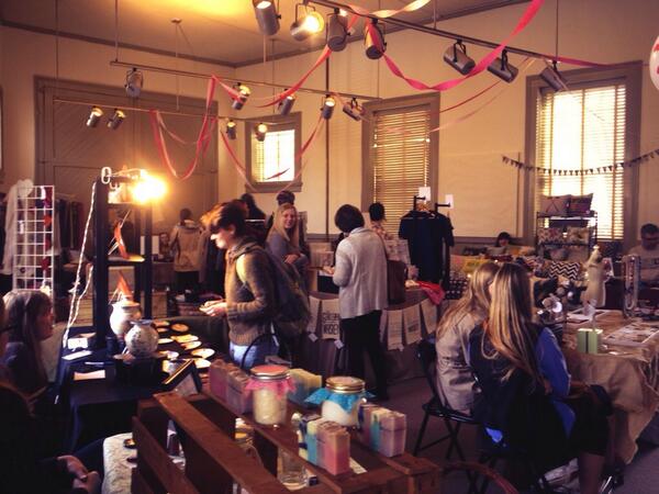 IndieSouthFair's tweet photo. Having so much fun at the #ValentinesDay mini-market! Come see us at the Athens Heritage Foundation building! http://t.co/db5AjqMu7O