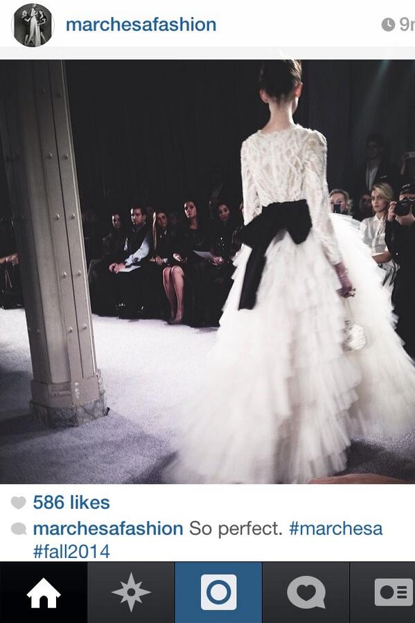 STYLELACED's tweet photo. Looooove this from marchesa fall winter 2014. #fashion #NYFW http://t.co/fnAPdT7cxq
