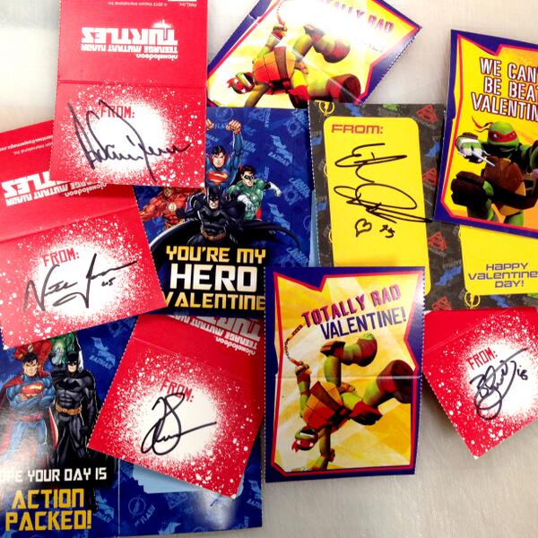 Okay, we can't resist a giveaway. We've got signed player valentines—RT for a chance to win 1! atmlb.com/1cFtfMl