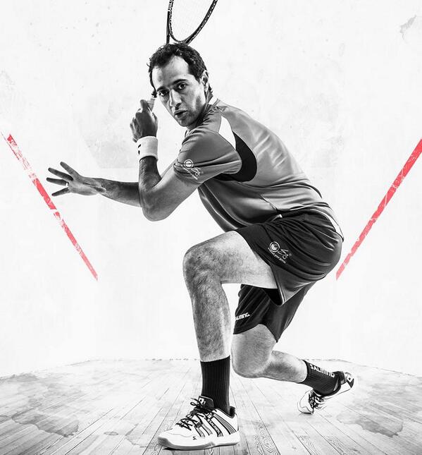 ClutchSportsCo's tweet photo. It is official! The Egyptian #Squash Maestro Amr Shabana has just signed with Team #Salming! http://t.co/jALu51wwCi