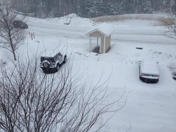vcshekar2014's tweet image. In the midst of snow storm!