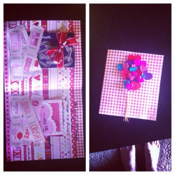MiniBr3's tweet photo. Love the card he made me !! http://t.co/ZZmg1ixdo2