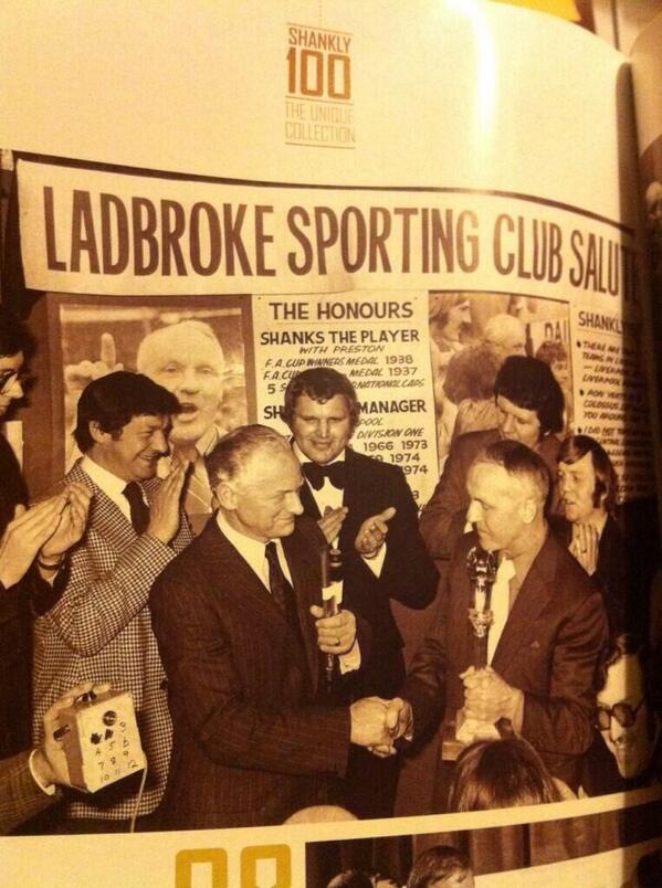 Shankly on Finney: 'Tom would've been great in any team, any match and in any age ... even in his overcoat.'