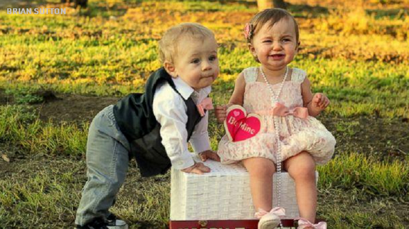 ABC's tweet photo. Sometimes, the Valentine's Day photoshoot just doesn't go quite like you planned: http://t.co/vtUkKu4Rsj http://t.co/V57YtzZoLE