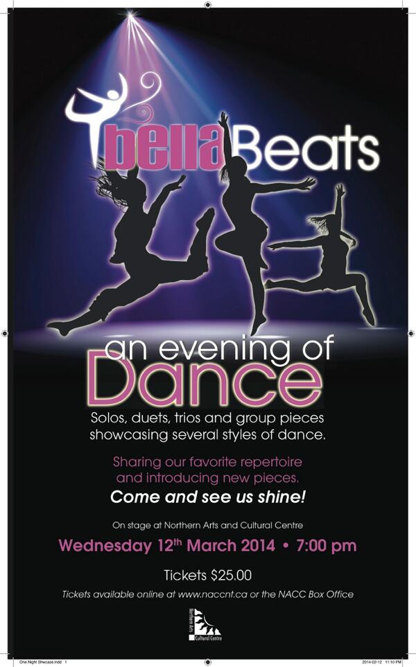 BellaDanceYK's tweet photo. Tickets on Sale Soon...... What are you doing March 12th? #bellabeats #nightofdance http://t.co/wacP7Io7hS