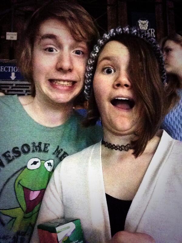 LaynieMillah's tweet image. Much affection. @thecowgod810 #freshmanskits #butler