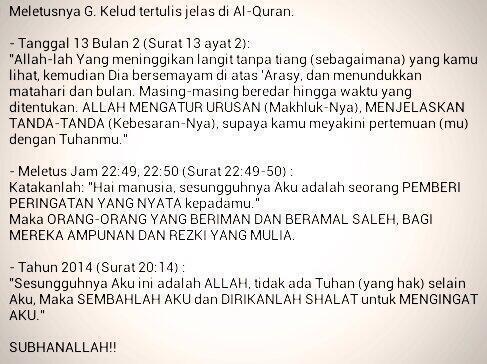 dodocwo's tweet photo. Muslim? retweet. #PrayForKelud :') http://t.co/kjtTAA6Yik