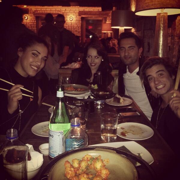 DEGWORLDWIDE's tweet photo. Pre-show Valentines Day Dinner @DenizKoyu @DJDannyAvila #GenerationWildTour #ValentinesDay http://t.co/ESNbZA1rYe