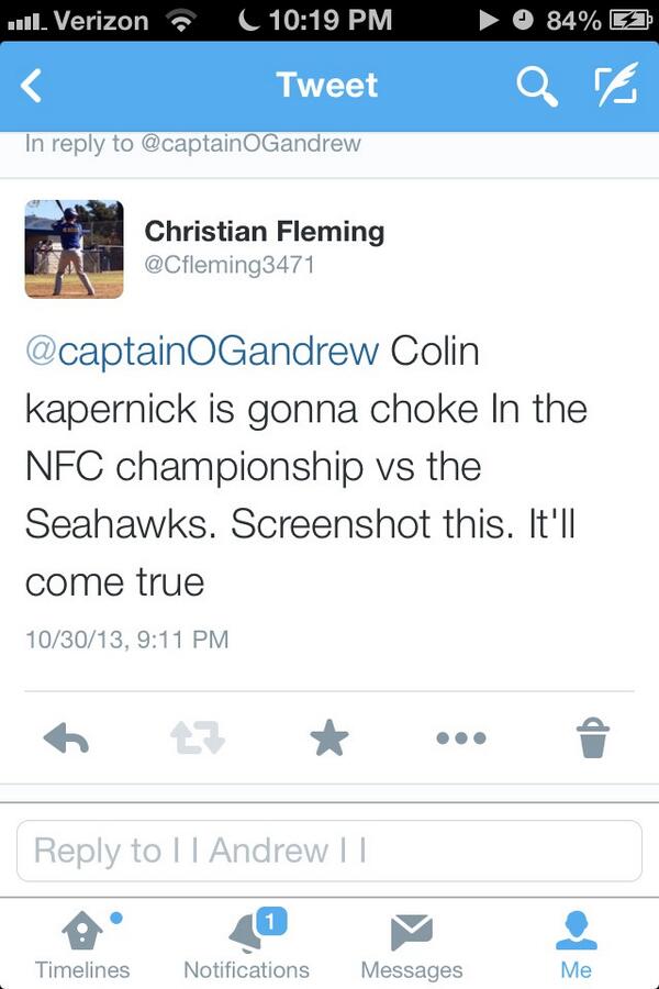 Cfleming3471's tweet photo. Lets rewind... I so called it @captainOGandrew http://t.co/MjjJt8ARvk