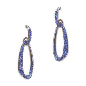 EVJDesign's tweet image. Go blue with these rhinestone encrusted earrings! $34