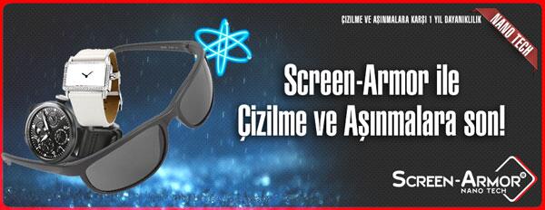 Gözlük ve Saat Camlarınızın Çizilmesine Çözüm Bulamıyor musunuz?
 Çözüm Screen-Armor'da!
