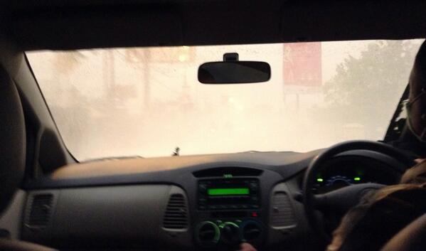 The view from my car yesterday. Hope everything will get better. Healing is what they need. 😢 #PrayforKelud
