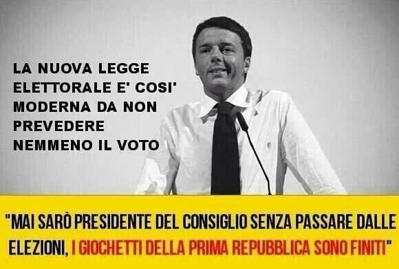 iltempo1's tweet photo. “@Forza_ItaliaFVG: Il premier @matteorenzi illustra la nuova legge elettorale. Può durare un #Ventennio ... http://t.co/OB5ZTONaww”