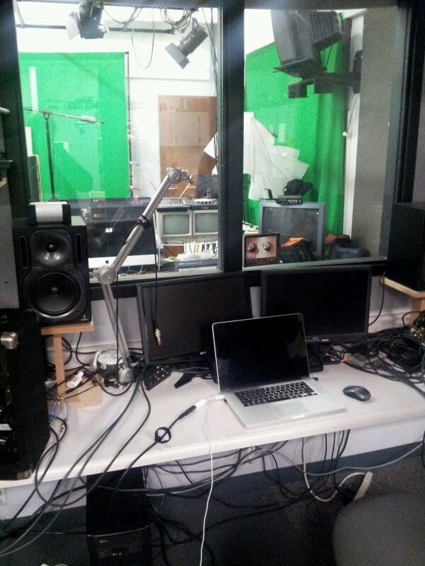 In the studio all day today! It's going to be great!