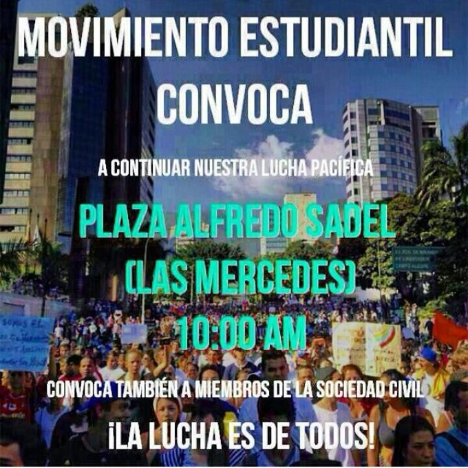 Vamos todos. NI UN PASO ATR&Aacute;S http://t.co/qJfirzxeza