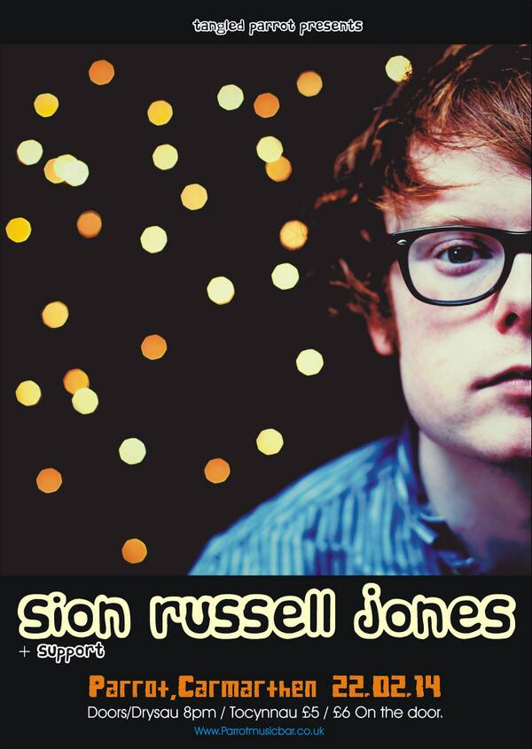 <a href="/SRJmusic/">Siôn Russell Jones</a> + <a href="/CharliBicknell/">Charli Bicknell</a> <a href="/Parrotmusicbar/">The Parrot</a> on Sat 22.02.14 Sure to be a Rad!! facebook.com/events/1427855… …