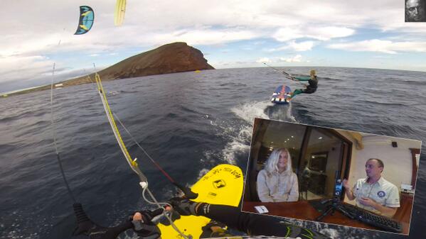 ProinterviewORG's tweet image. Screenshot from pro-interview KITE  RACING with Elena Kalinina: training on Tenerife  #kiting #kitesurfing #kite