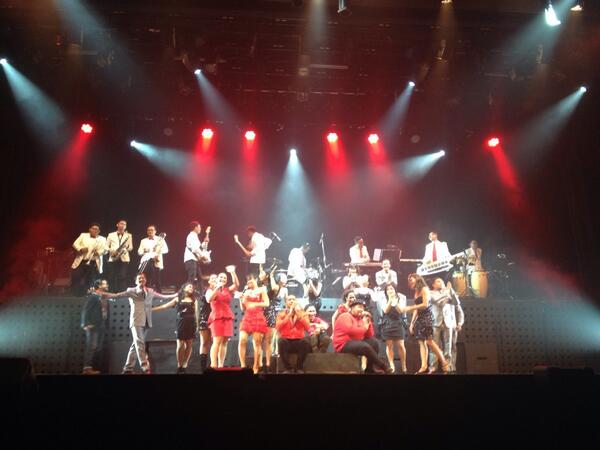 Great show guys! Can't wait to watch it again tomorrow! <a href="/jktbrdwyteam/">JakartaBroadwayTeam</a> #heartrecords