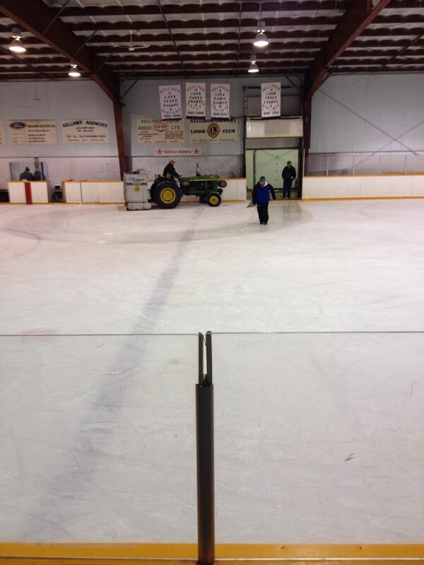 assistantabbott's tweet photo. Kelliher's Zamboni, she's a beauty http://t.co/cPWYugPbjj