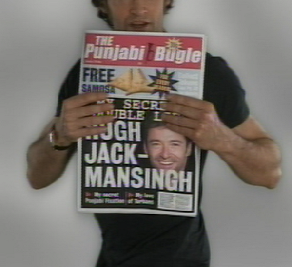 TVSanjeev's tweet image. #kumars Wed 10pm SKY1HD. Worth catching @RealHughJackman cameo here's a teaser screen grab to keep you all going #wow