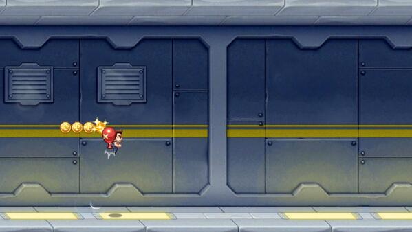 vanstona's tweet image. I just flew 197m in a totally crazy game of #JetpackJoyride on iPhone. bit.ly/rKuWqK