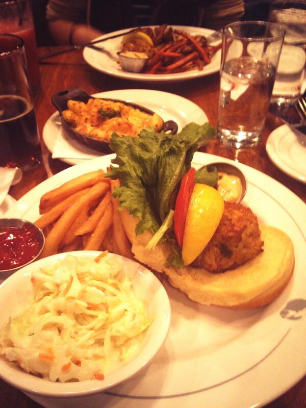 shaunlawson's tweet image. @conorlinehan We are at a crab cake emporium right now #cscw2014