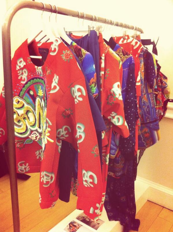 WanderingThread's tweet image. Loving the rails @ #romancewasborn #aw2014 at #lfw #somersethouse #exhibition #indianinspiration #ethnic