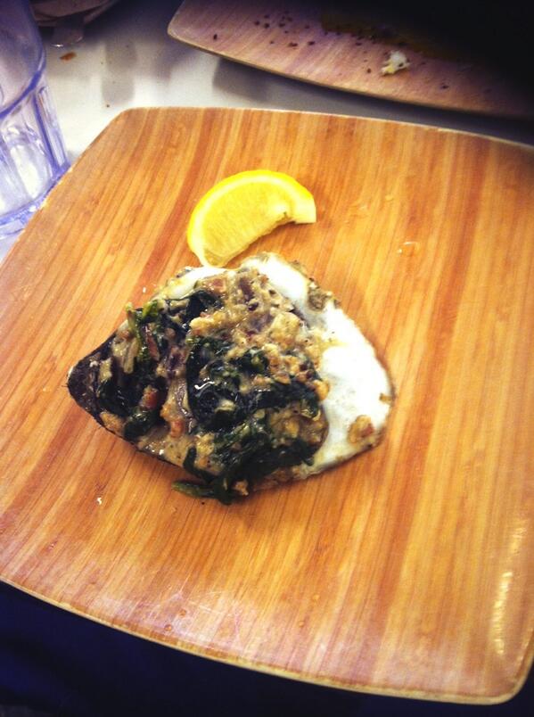 What college makes oysters Rockefeller for brunch?? <a href="/ColoradoCollege/">Colorado College</a> does! #collegefood #rasties