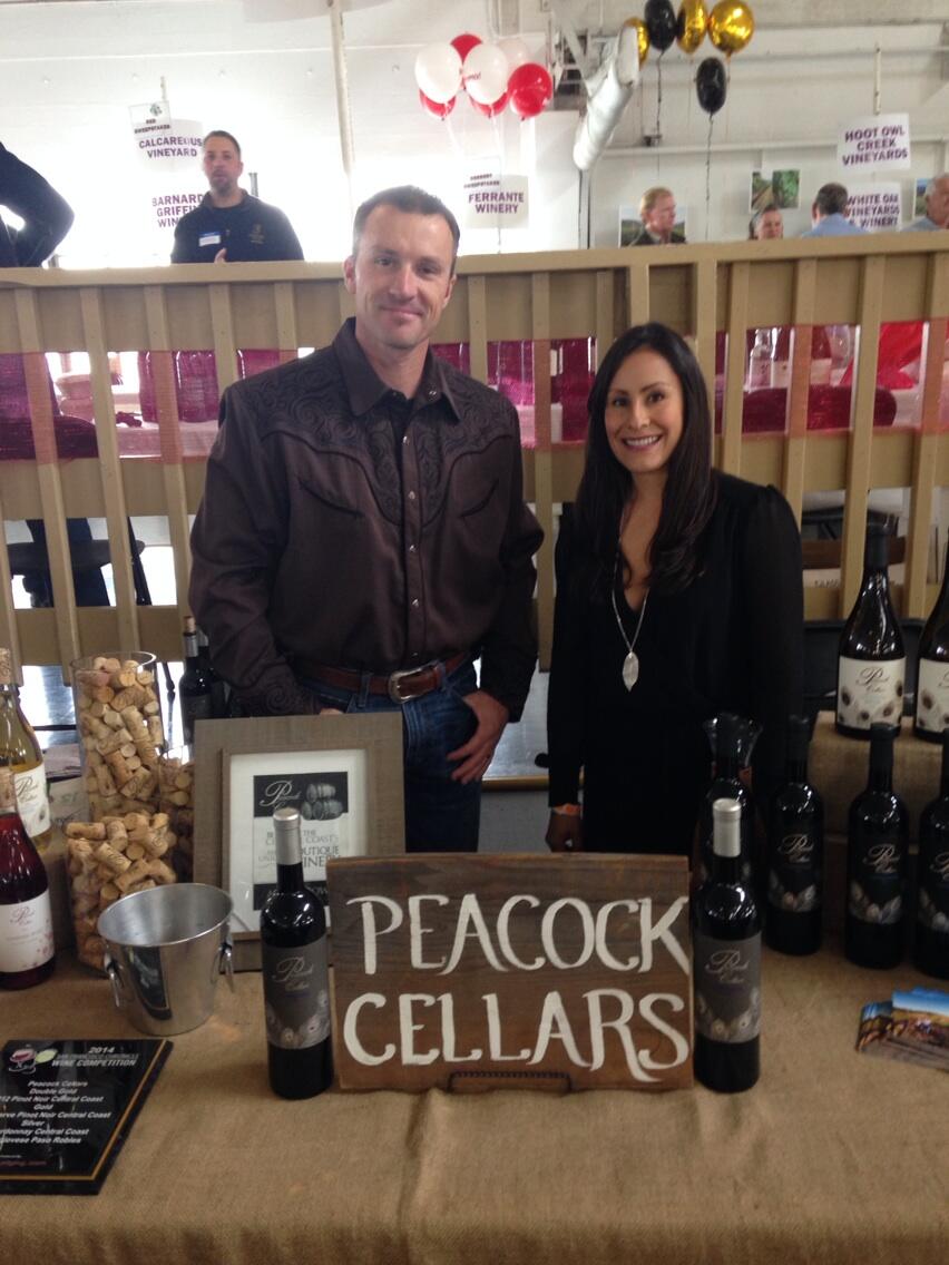 on Twitter "Logan and Danica with Peacock Cellars