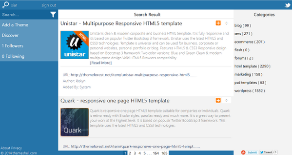 themeshell tweet picture