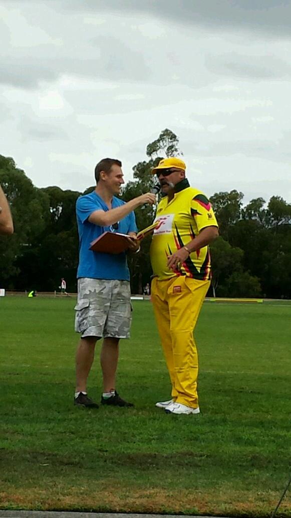 RingwoodCC's tweet photo. Marvelous merve looking sharp at the @CommunityCup14 http://t.co/3NDqQ62LeN