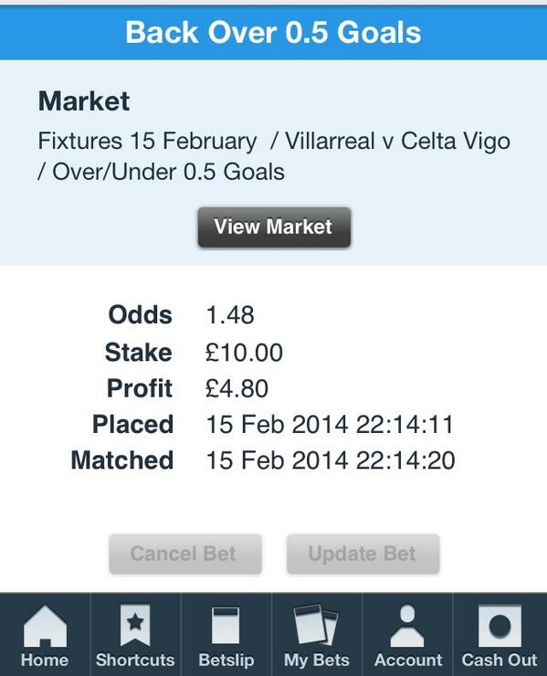 Naked_Football's tweet photo. Bet 1 - #Villareal v #CeltaVigo  Over 0.5 goals @ 1.48 £10 - £14.80... http://t.co/Uq1mFeFiWd