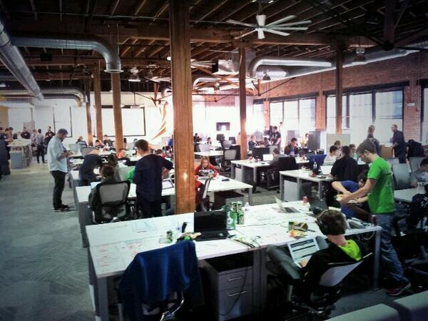 KCSV's tweet image. Love to see this! 60+ students at @SprintAccel for #CodeDayKC. #KC has a bright future! @CodeDay @KCWomeninTech