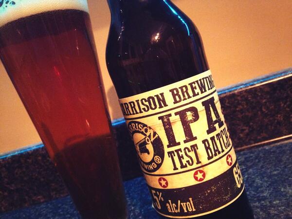 Adam_Bower's tweet image. Wow, loving the @GarrisonBrewing Test Batch IPA! Balance of hoppy bitterness and a tropical fruit bomb! #testpassed!