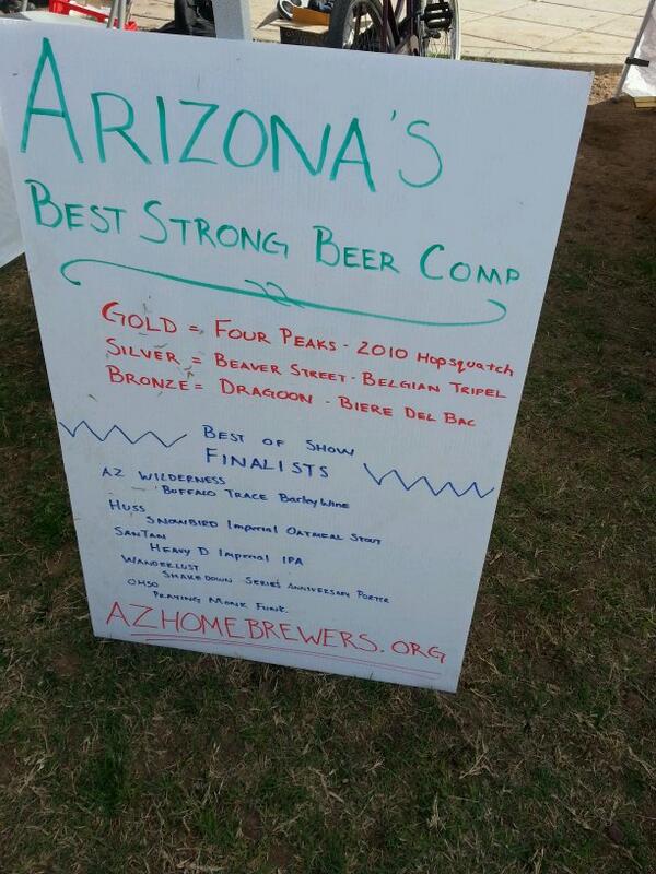 Congrats <a href="/dragoonbrewing/">Dragoon Brewing</a> for their work at #azstrongbeerfest!:  #AZbeerweek