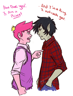 What time is it? Yaoi Time! Marshall Lee x Prince Gumball from Adventure Time #Eru ♥