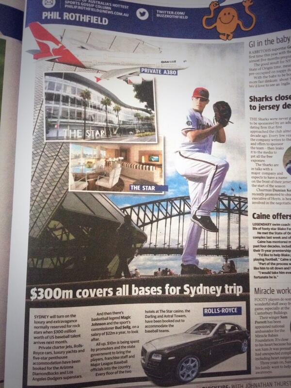 MLB Sydney 2014 tweet media