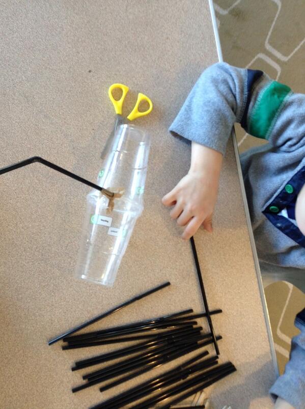 LandOfKidsFest's tweet photo. We're building the London Eye and the kids are making the capsules http://t.co/IHqHEq9zvr
