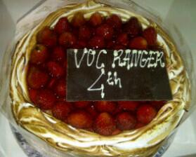 Happy 4th anniversary <a href="/VOC_ranger/">VOC RANGER</a>☆☆ cakenya cuteh bingit yess xoxo☺